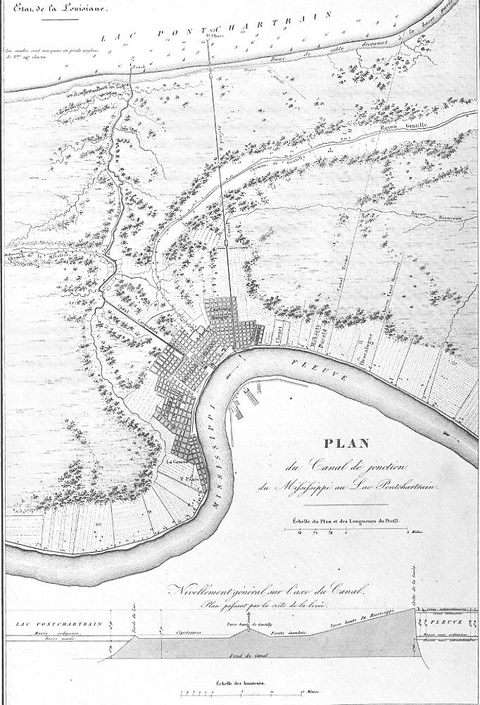 1828 - Plan for canal to connect the River to the Lake