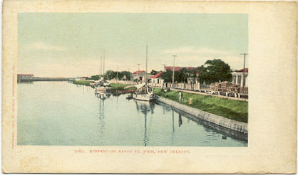 1905 Postcard--Bayou St. John
