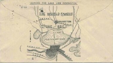 1907 Covington to New Orleans Map