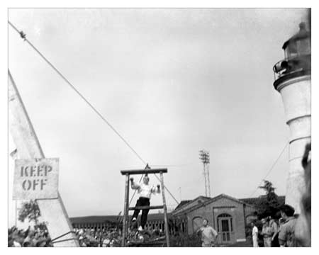 circa 1940 High Wire Act at Pontchartrain Beach