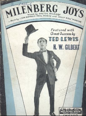 1923 - Sheet music for Milenburg Joys