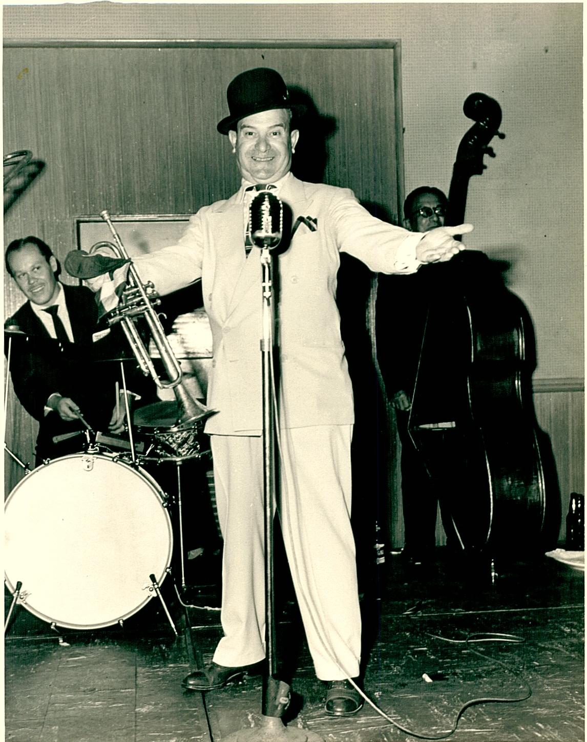 1954 Sharky Bonano (rare photo) at Lenfant's