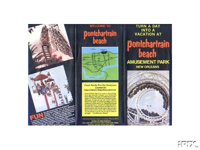 1970s Pontchartrain Beach Brochure (front)