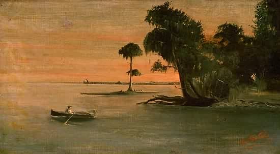 1891 Painting-the Lake and Milneburg