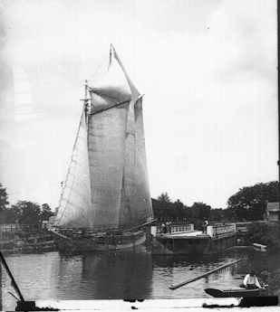 1895 Lumber Schooner, New Basin Canal