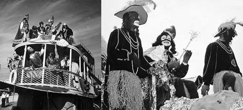 1948 Louis Armstrong as King Zulu on the New Basin Canal