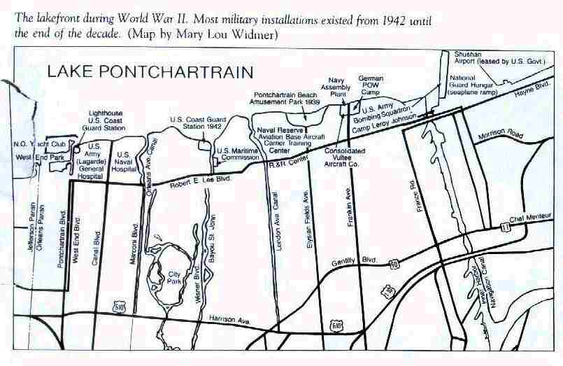 1942 Map of Military Installments