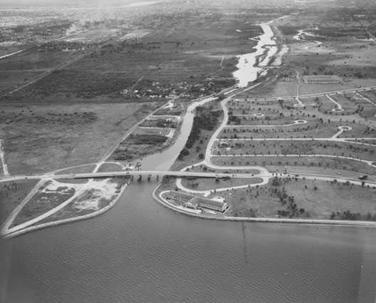 1948 -  Bayou St. John meets the Lake