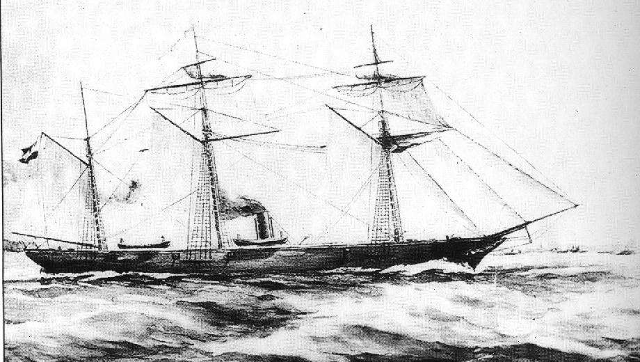 1859 Yacht is seized and outfitted as a gunboat on the Lake